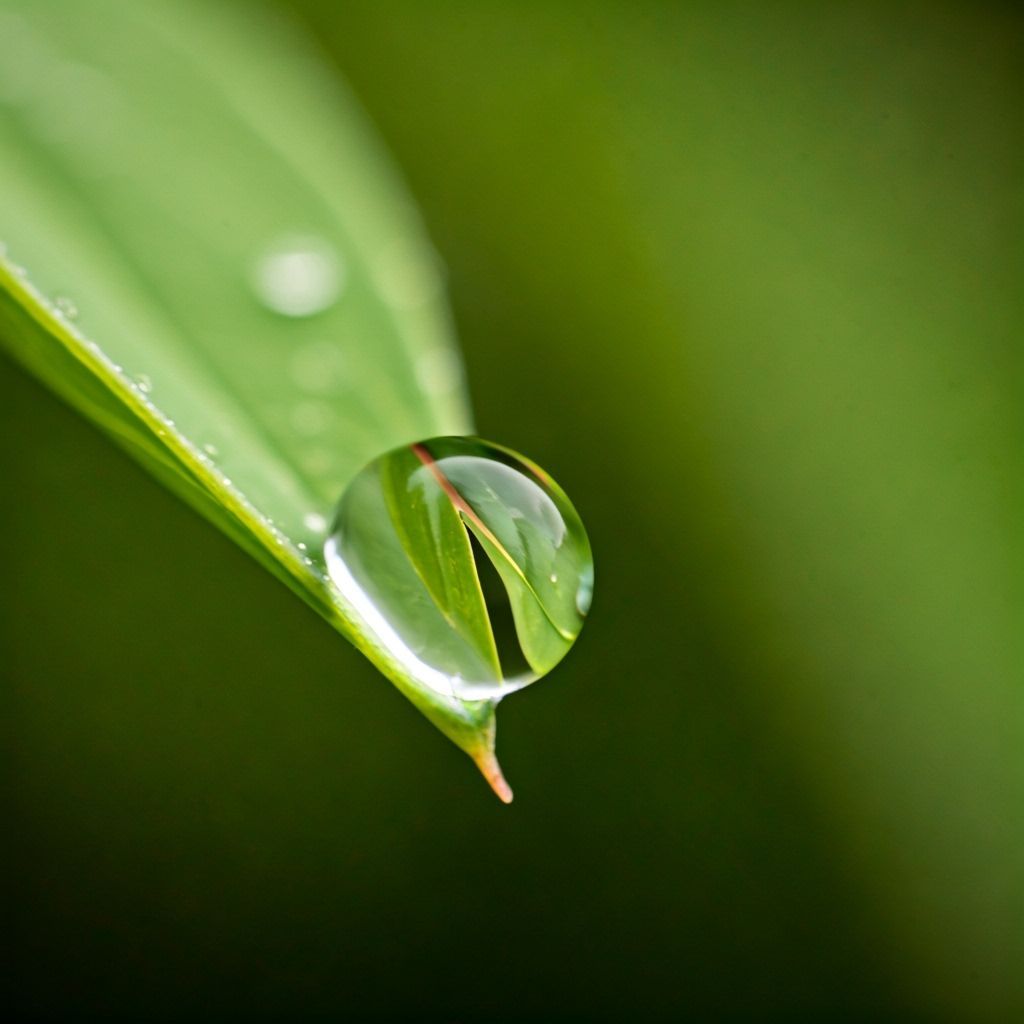 Raindrop Lens: A Microscopic World in Hyperrealism