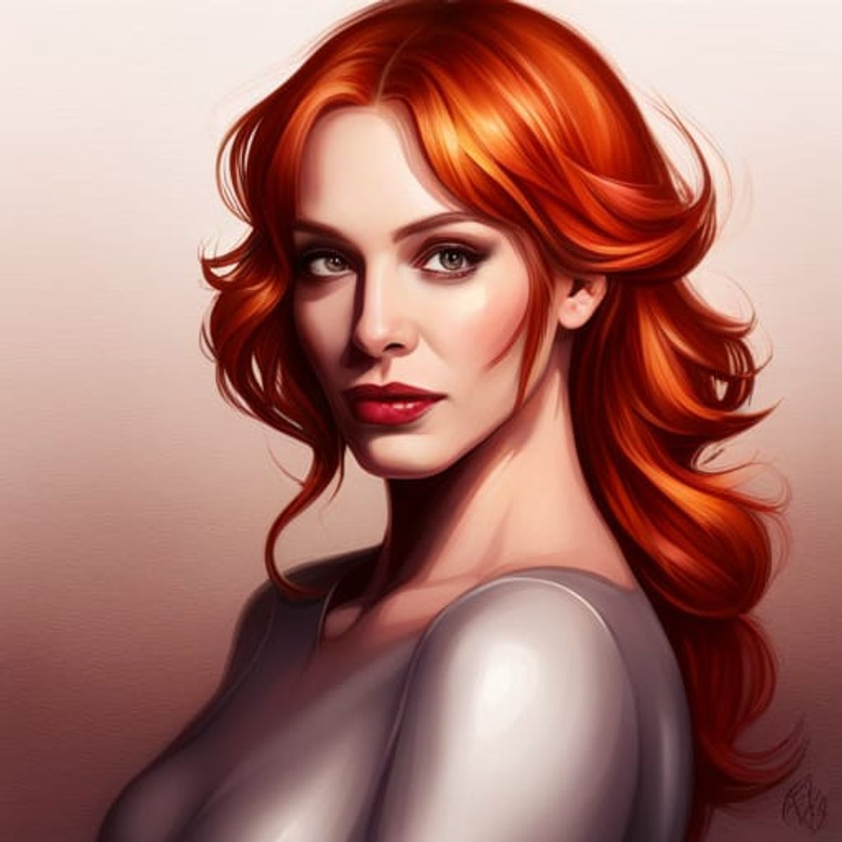 Christina Hendricks - AI Generated Artwork - NightCafe Creator