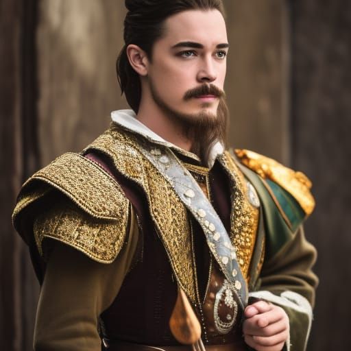 Alexander Dreymon As turkish prince with beard