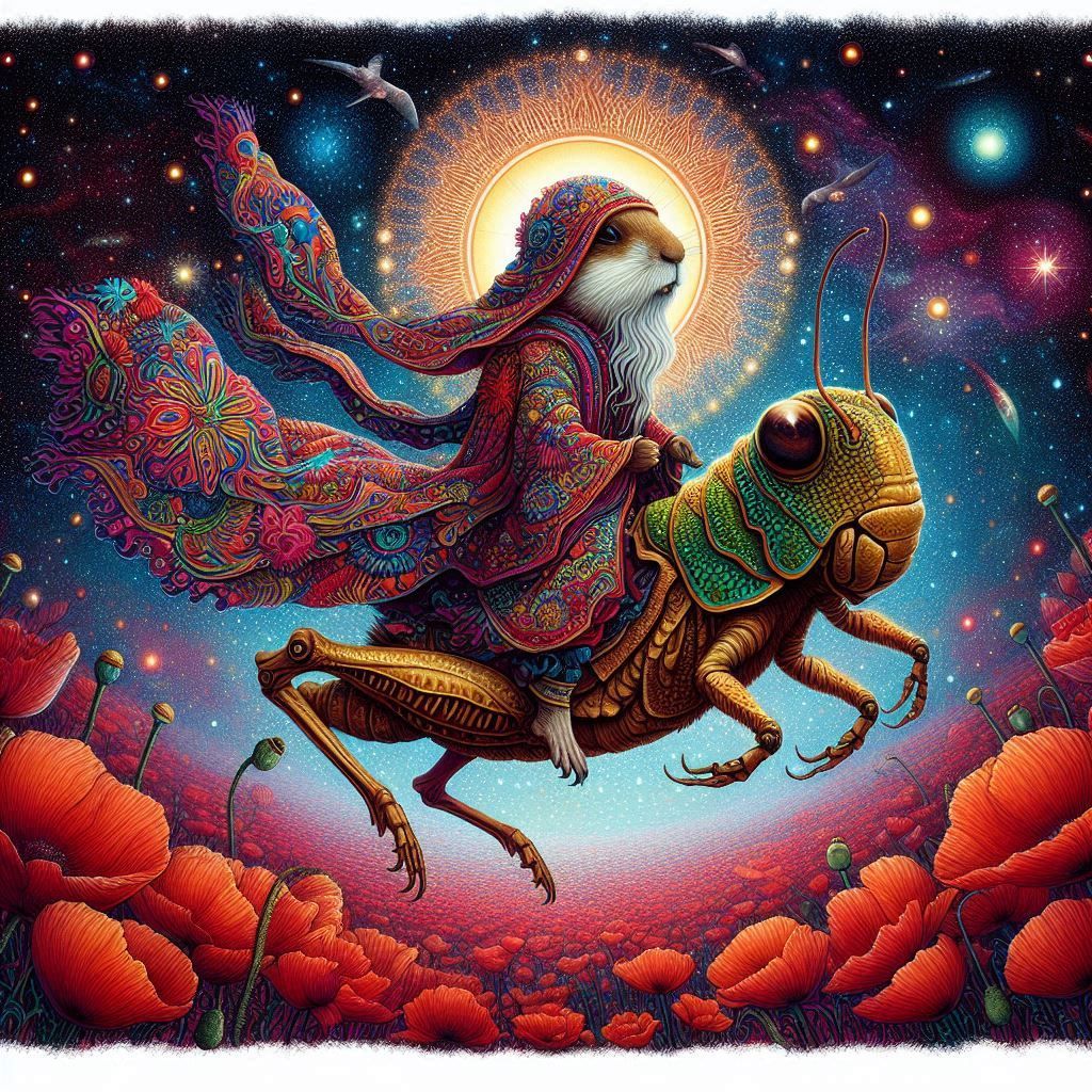 Marmot Riding his Grasshopper II