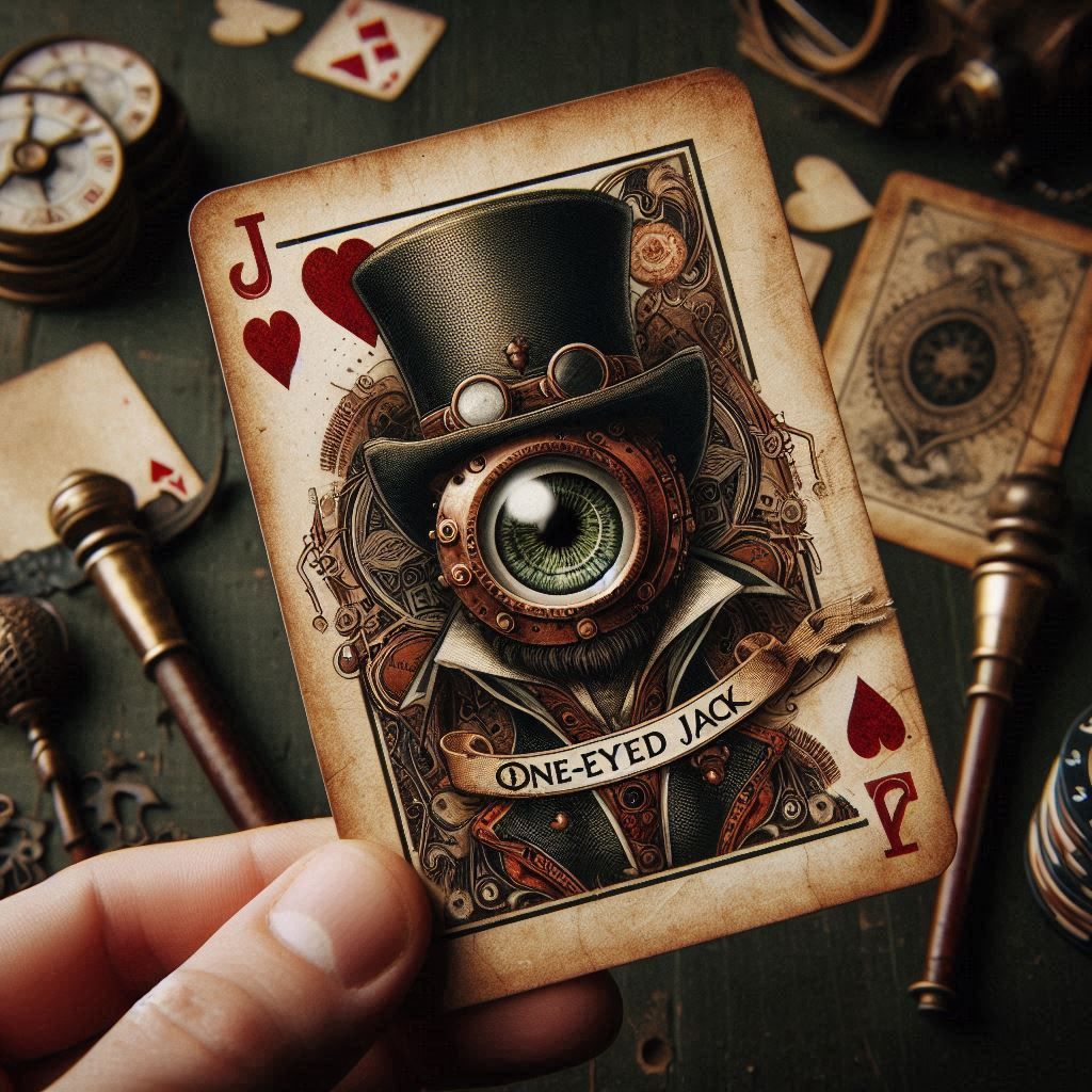 Steampunk One-eyed Jack