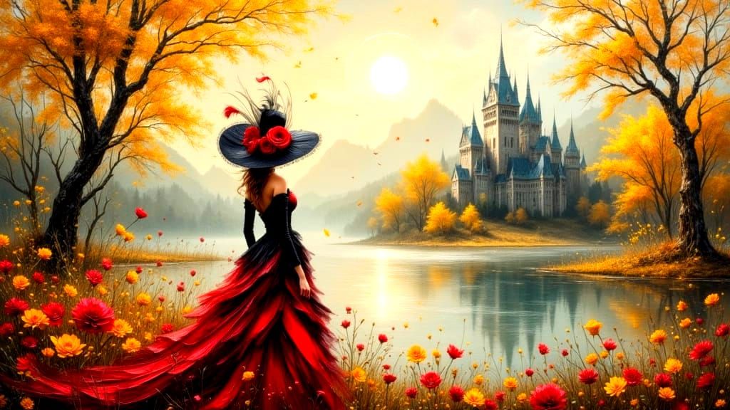 The Lady of the Lake  by @AlfredaH