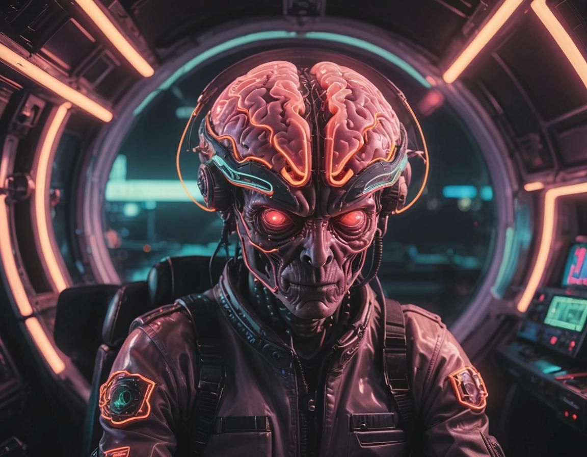 Alien Cyborg Pilot