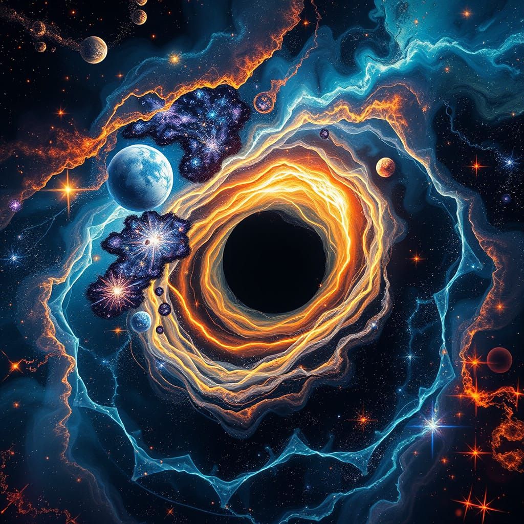 Surreal Cosmic Ballet of Infinite Hyperspheres