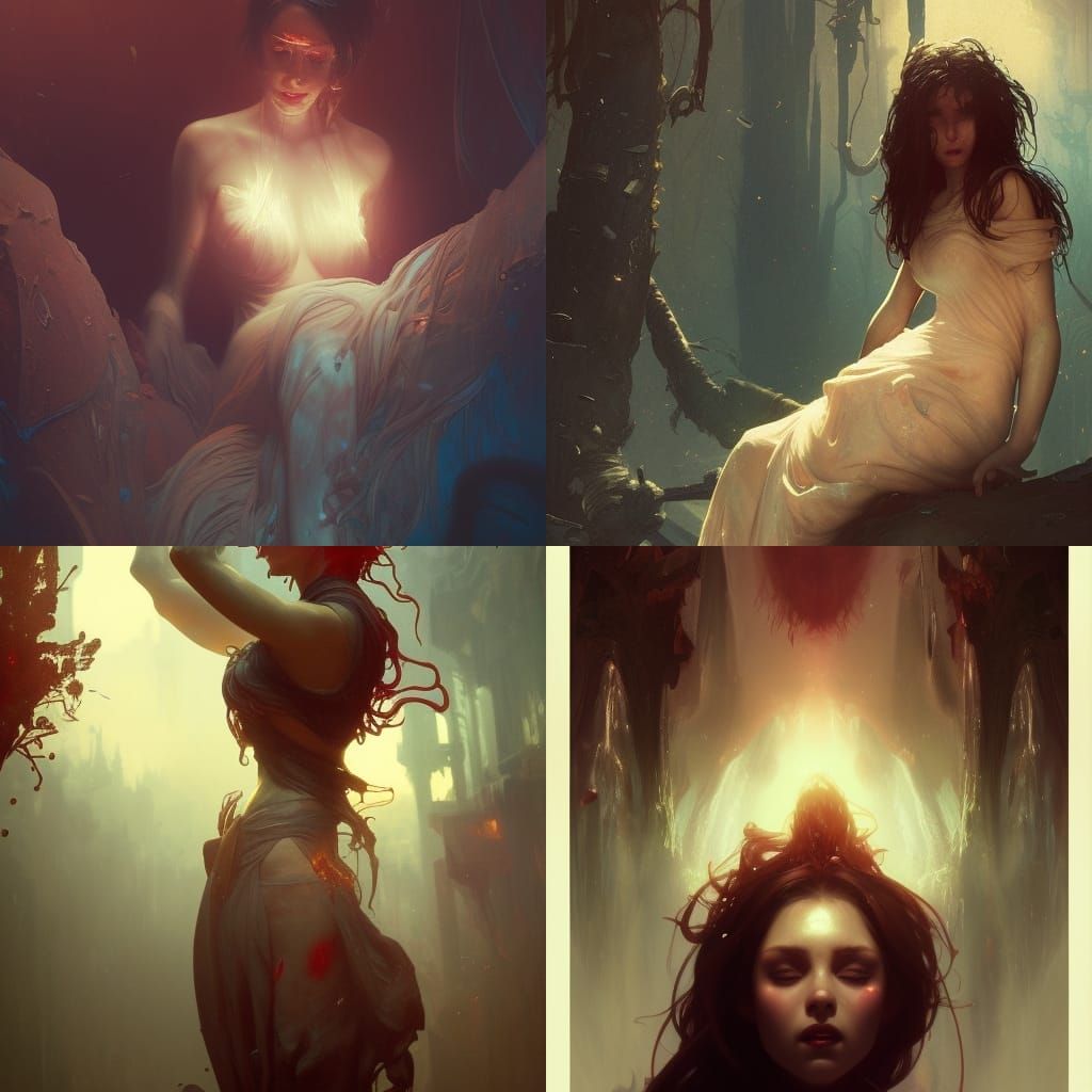 girl melting