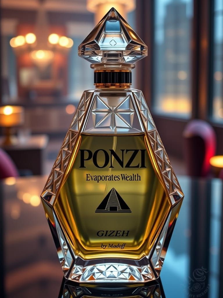 Perfume Ponzi by Madoff   by @Anaglifos 