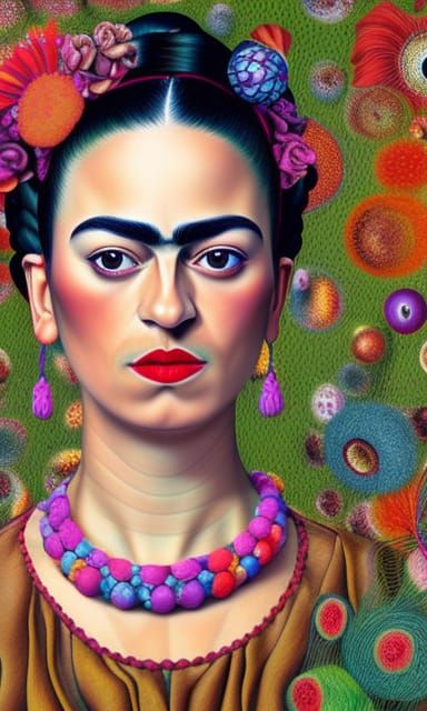 KineticPointillismLolita Foreground :: Frida Kahlo Has Entered The Chat ...