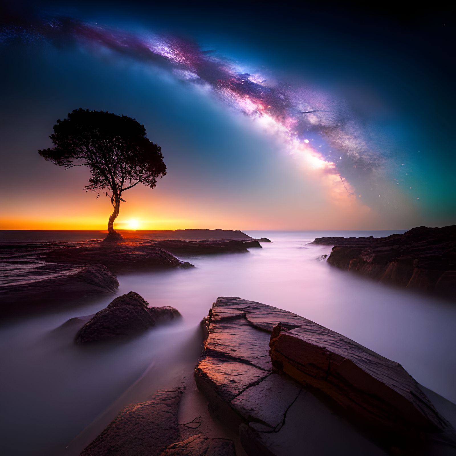 Magical Twinkling Starscape   by @Inner Peace