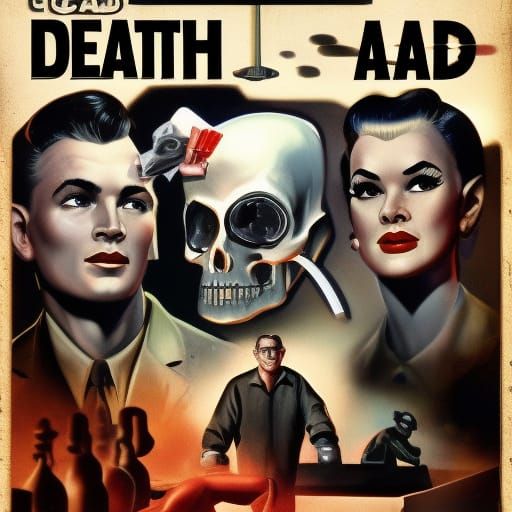 poster for a 1950s movie called Death Squad