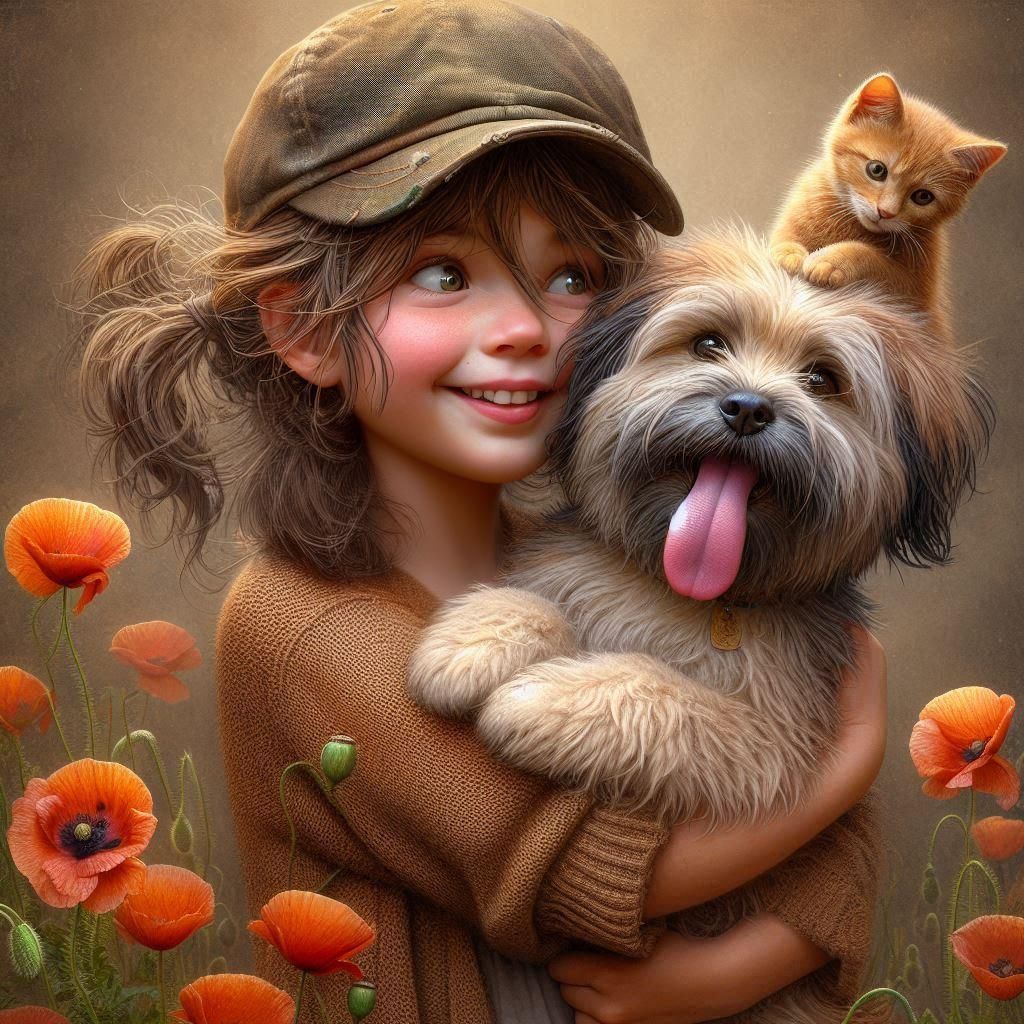 Come on guys, stick out your tongues 😜😁🐶😸