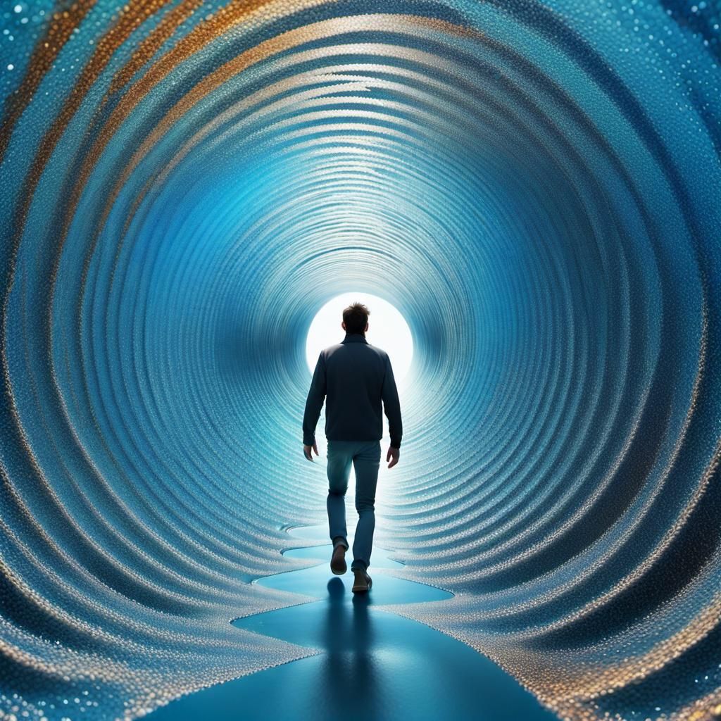 The tunnel - AI Generated Artwork - NightCafe Creator