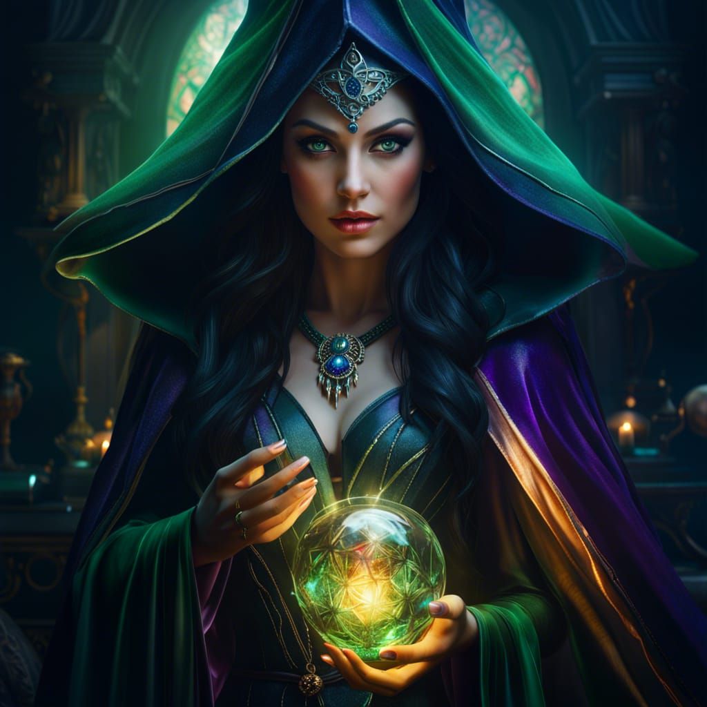 Morgan le Fay  by @Myths and Magic