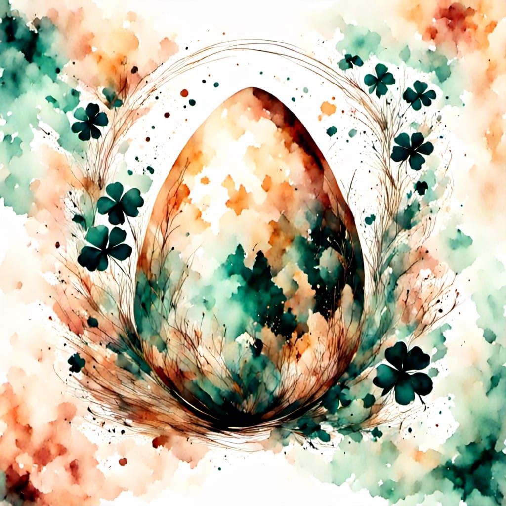 Watercolor Eggs