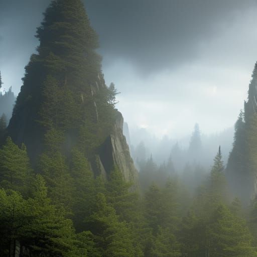 Forest around Bowman, Wa