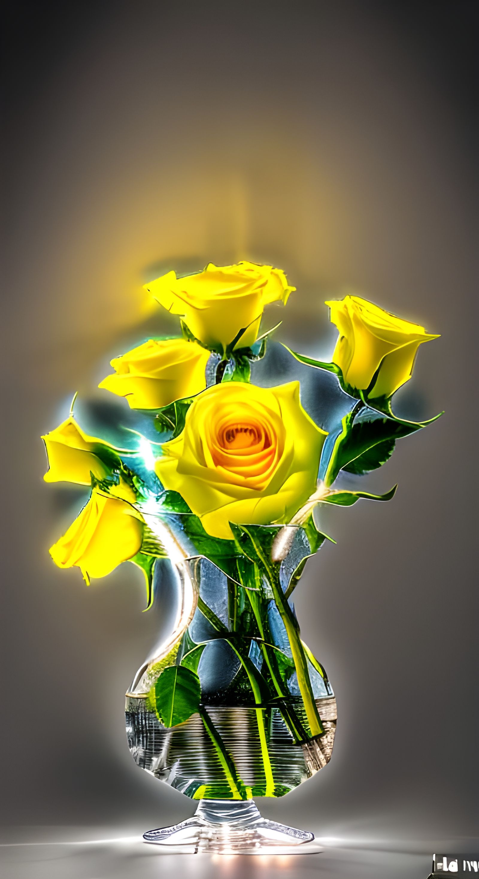 Radiant Yellow Roses