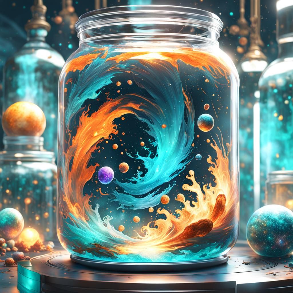Galaxy in a jar