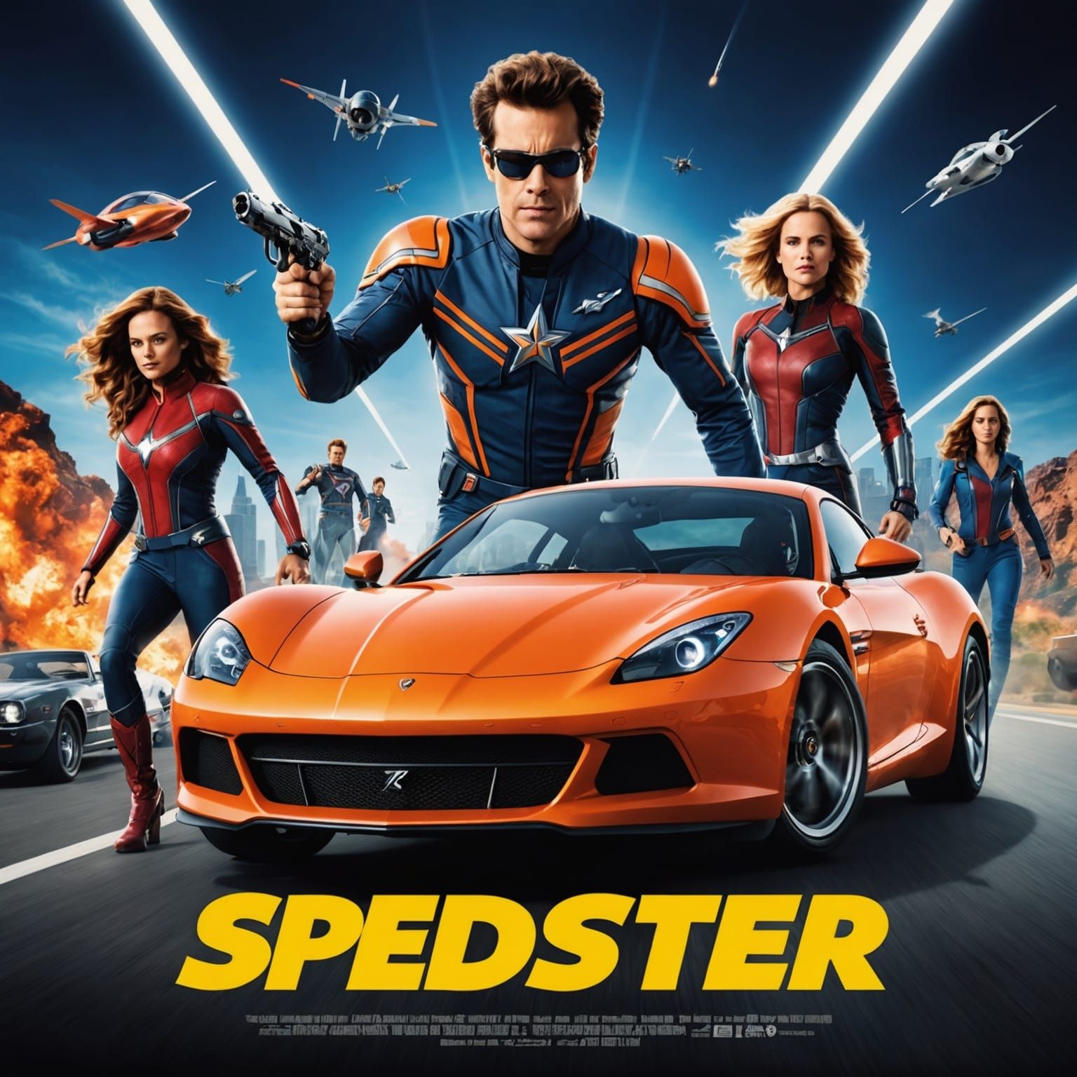 a spedster movie  poster about quick velocity