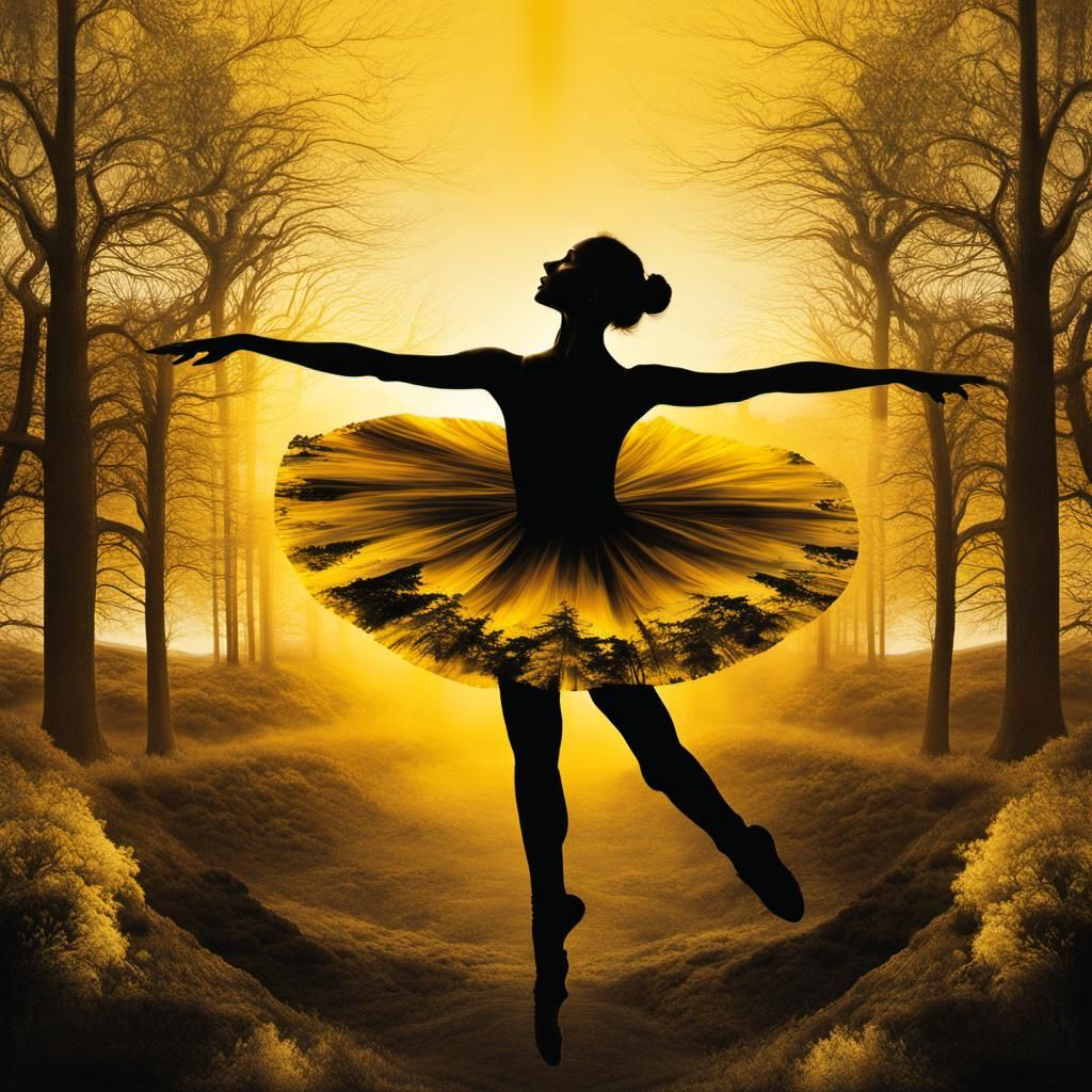 Ballet in the yellow forest