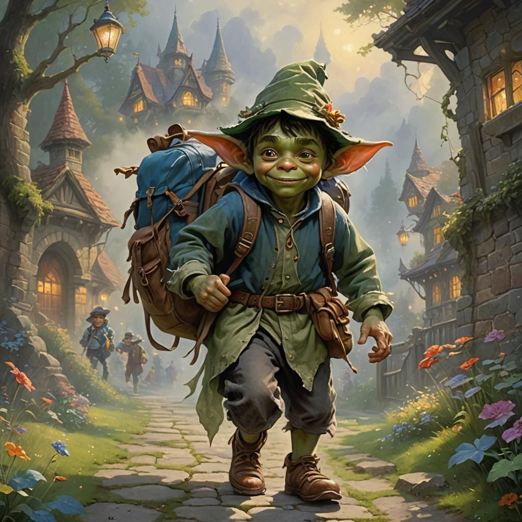Gobbo the jolly guide  by @Lusidic