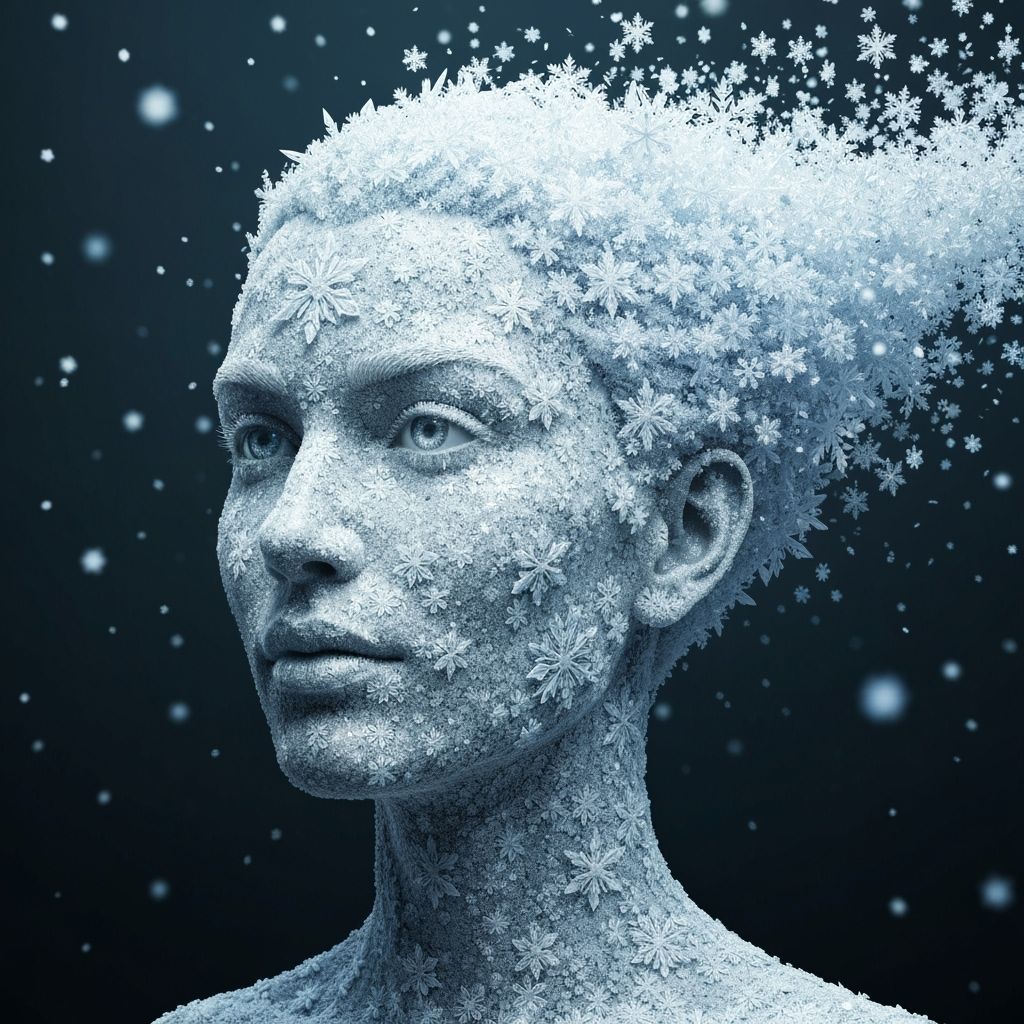 Snowflake Art  by @Mangochango