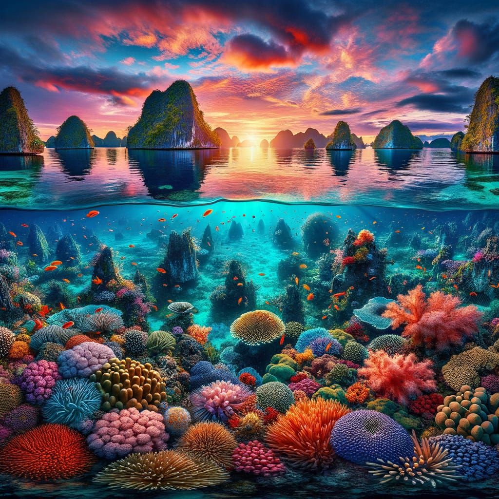 Coral Reef  by @Plats
