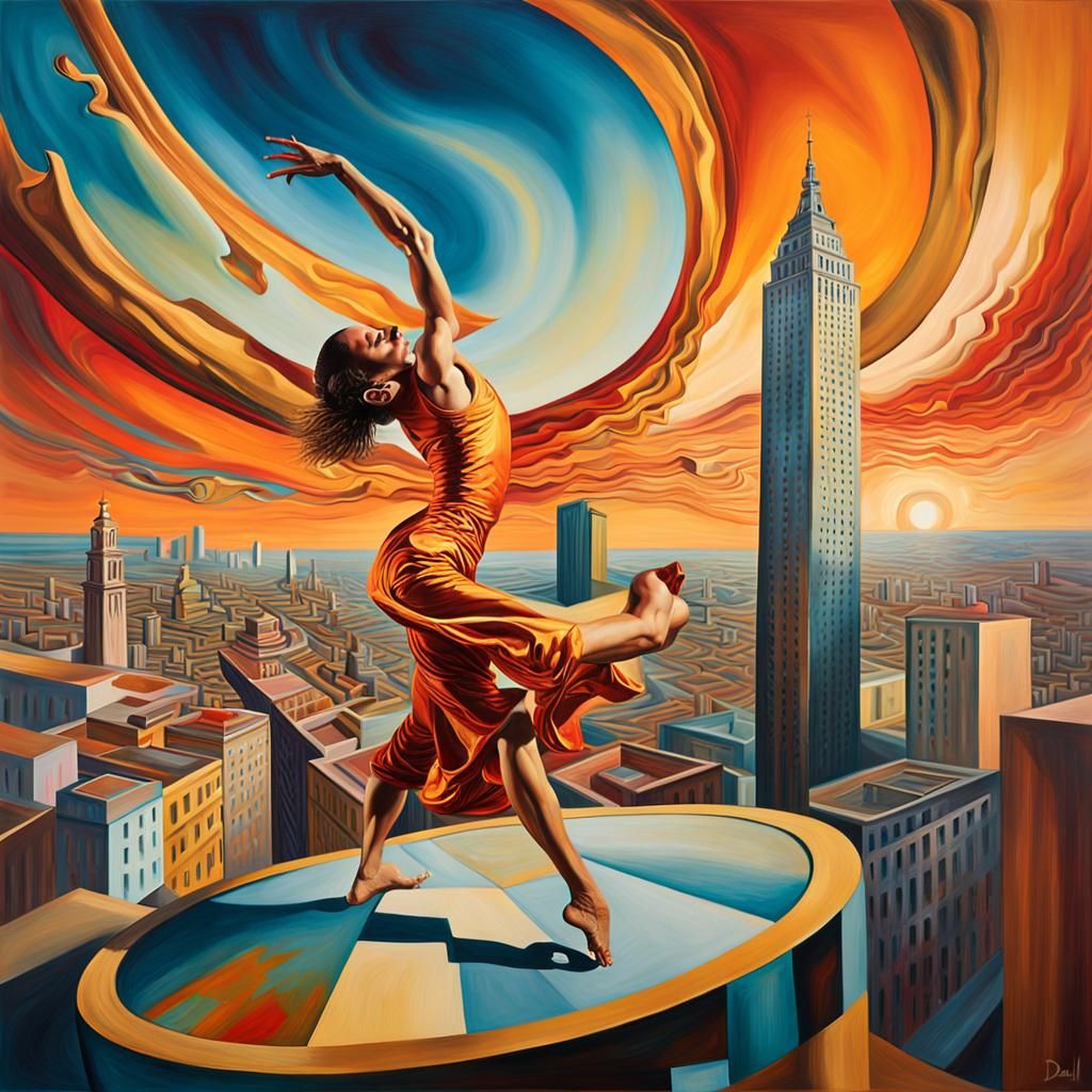 anamorfosis acrobatic dancer
