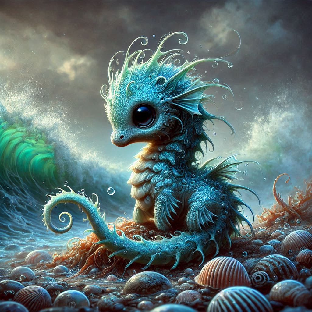 adorable fairy-tale fantasy creature portrait..