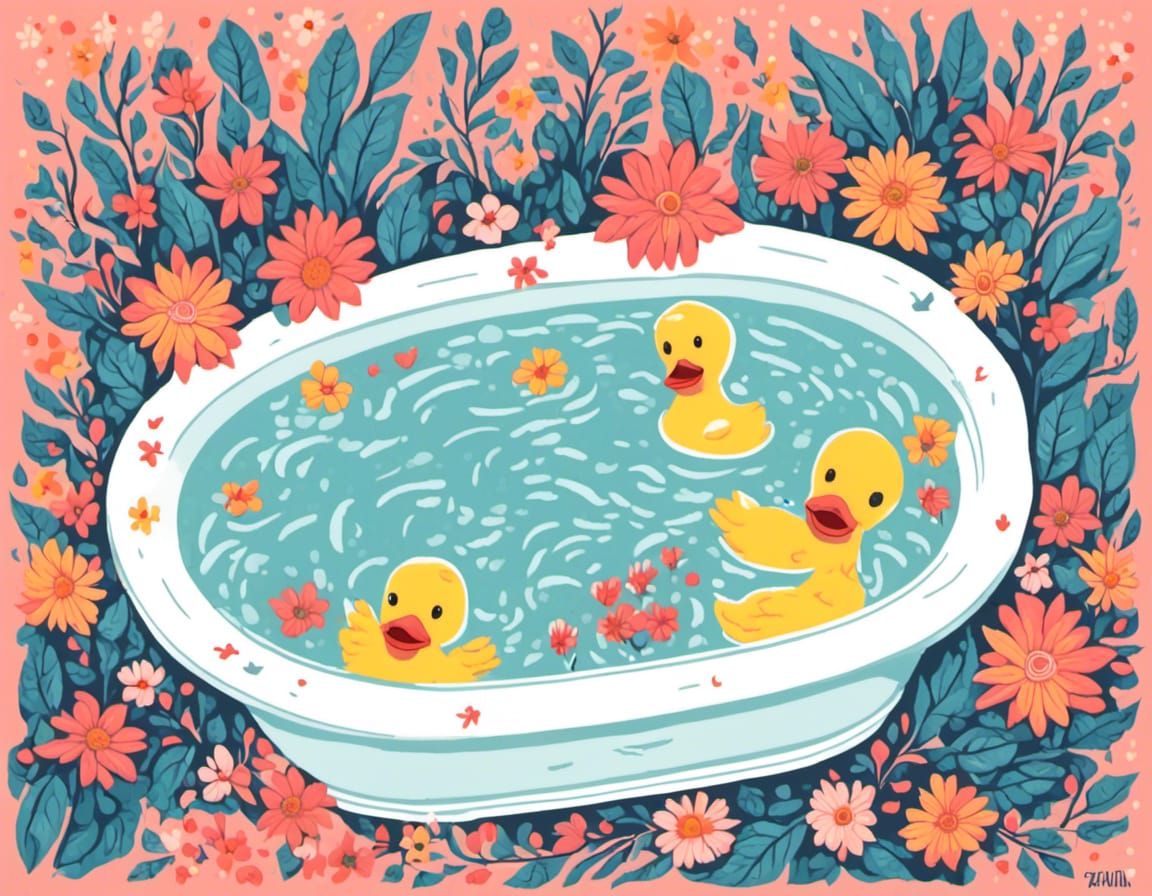 cute ducklings excited to have their photo taken 
