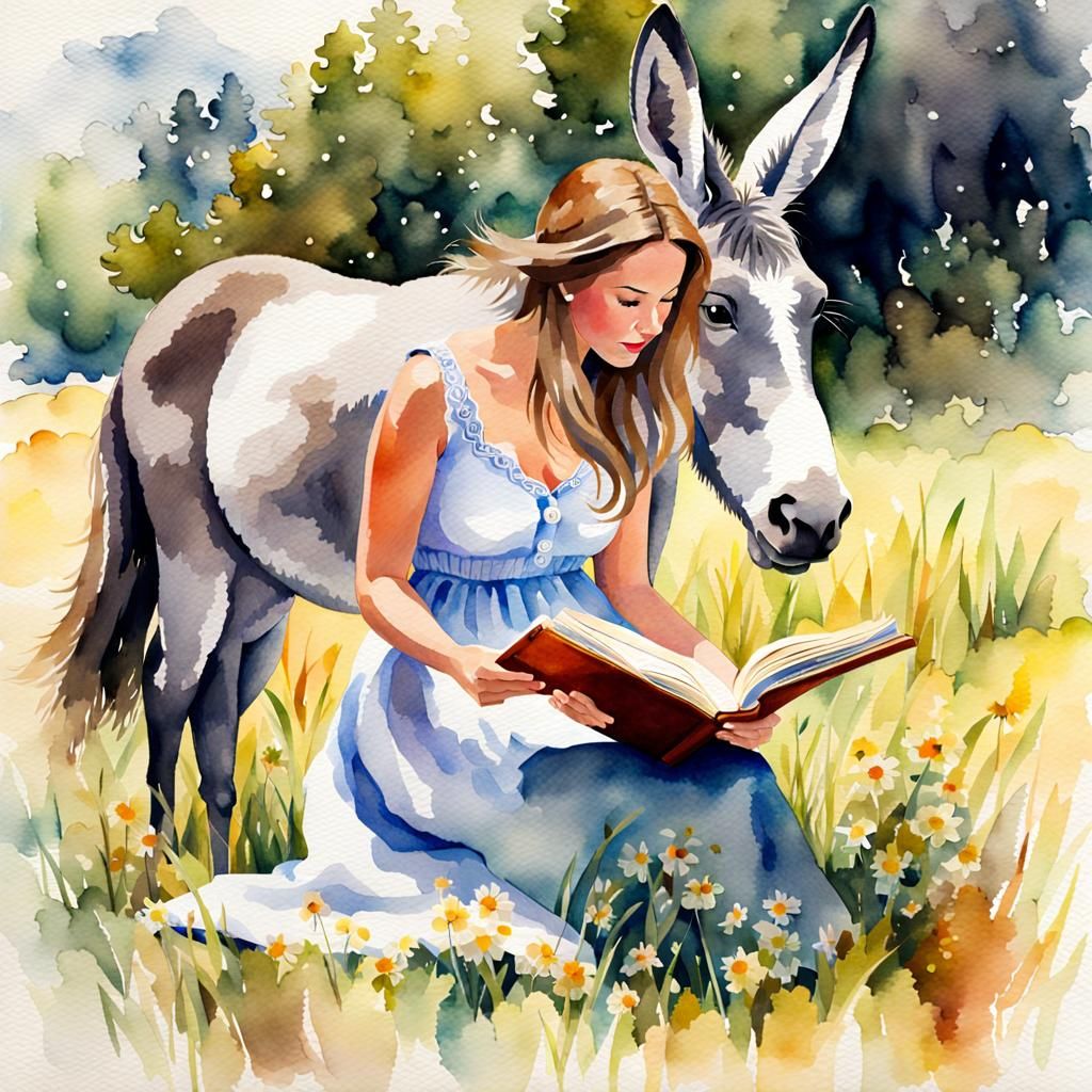 A sunny day, a good book, and a friend.