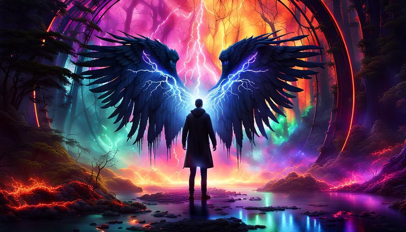 The summoning of a winged creature