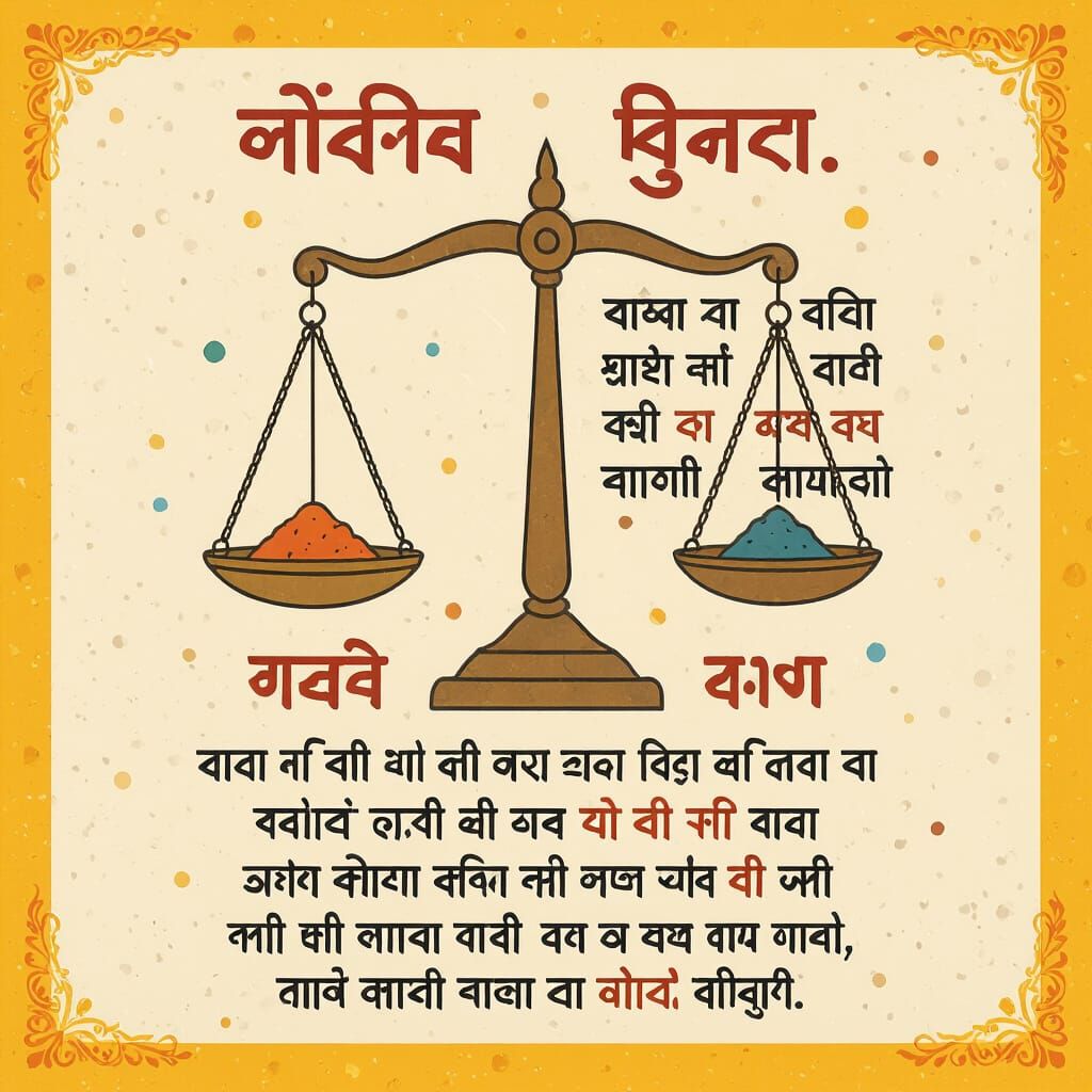 Bengali Folk Song About Justice and Balance