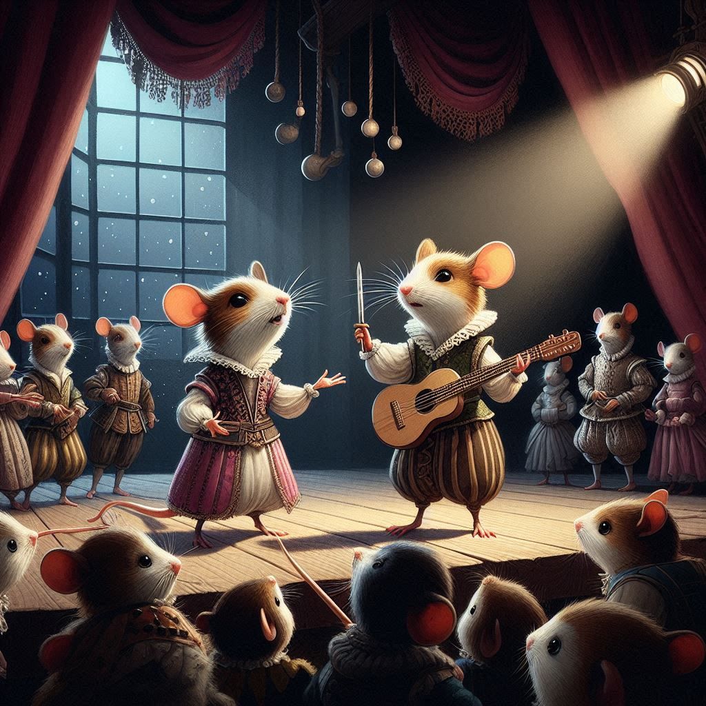 Mice playing Hamlet