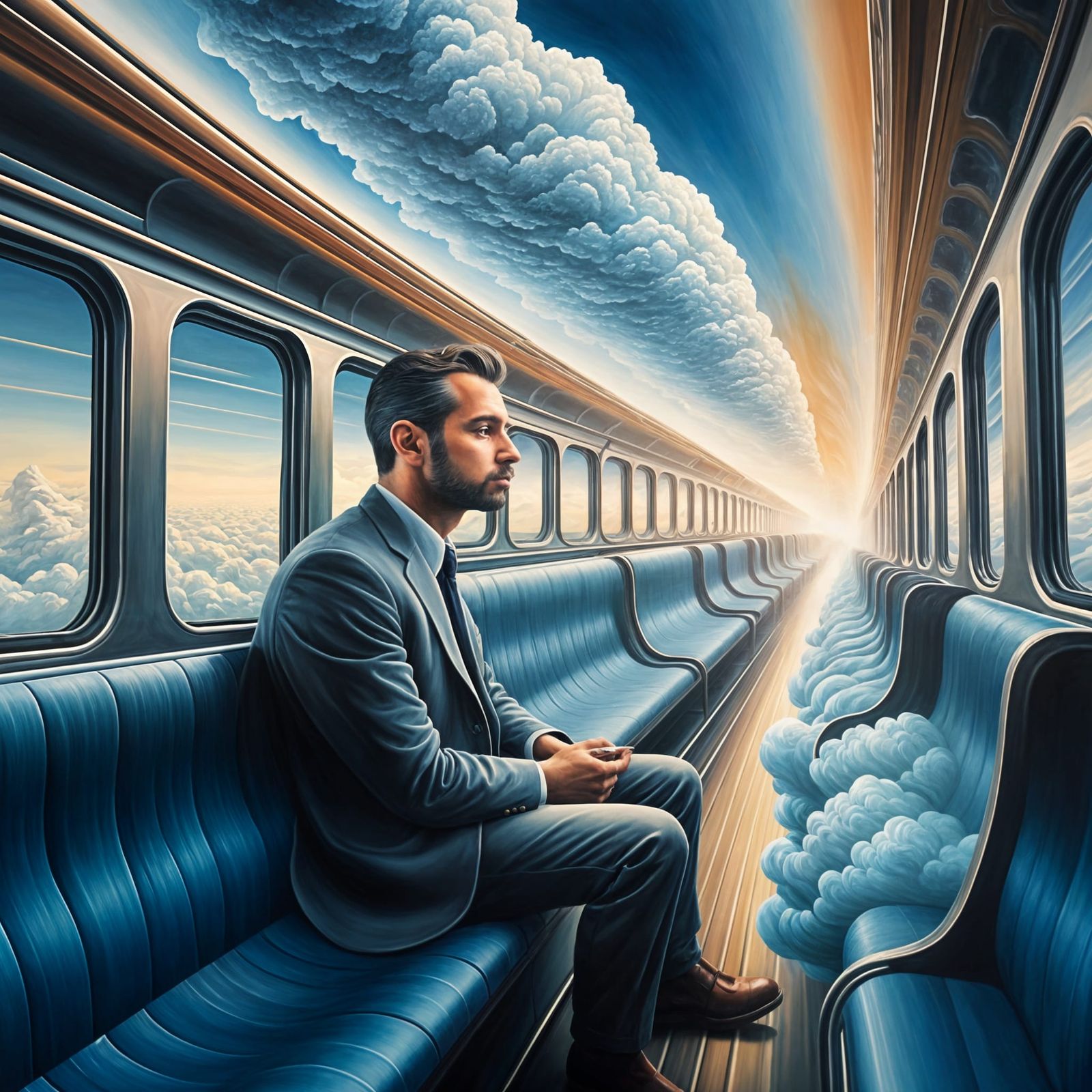Dreamscape Train Journey  by @Alex Sumner