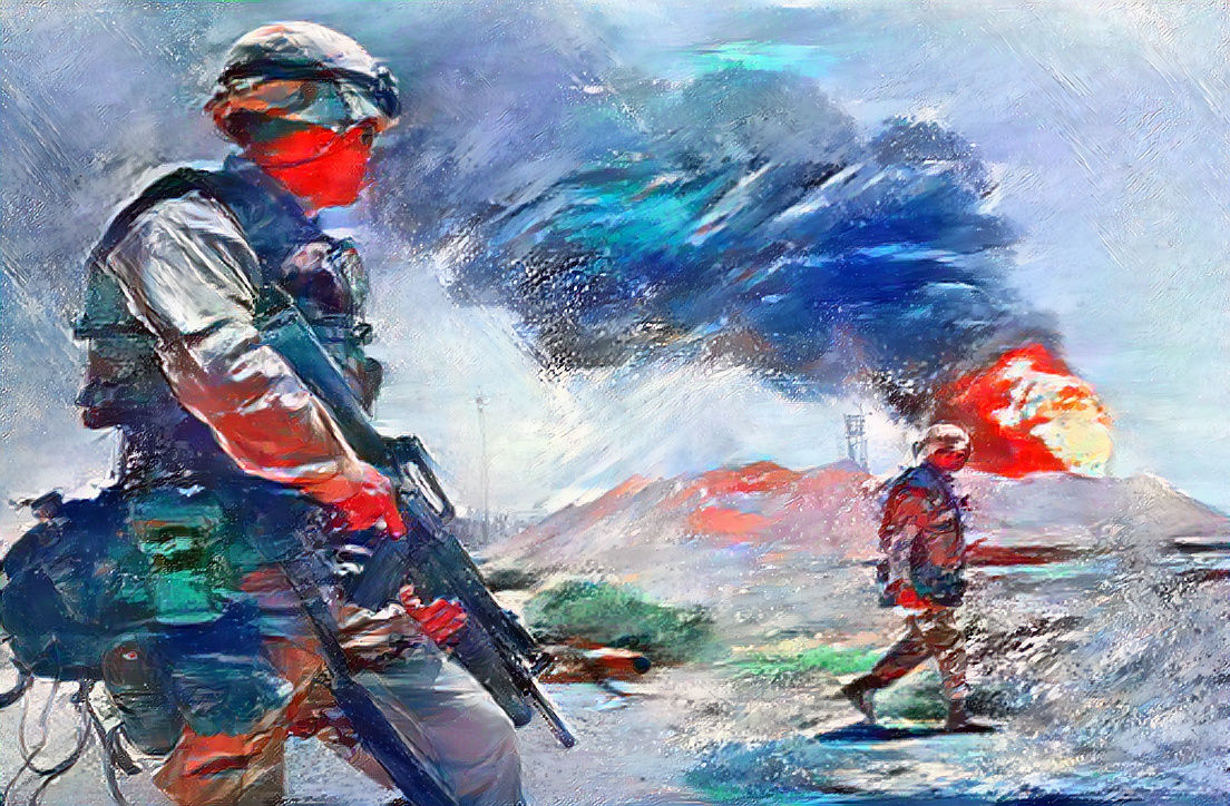 US marines at war
