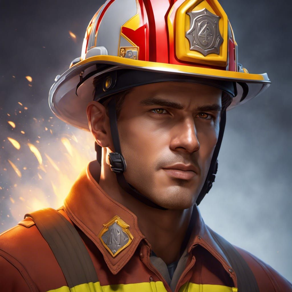 Greg the fireman - AI Generated Artwork - NightCafe Creator