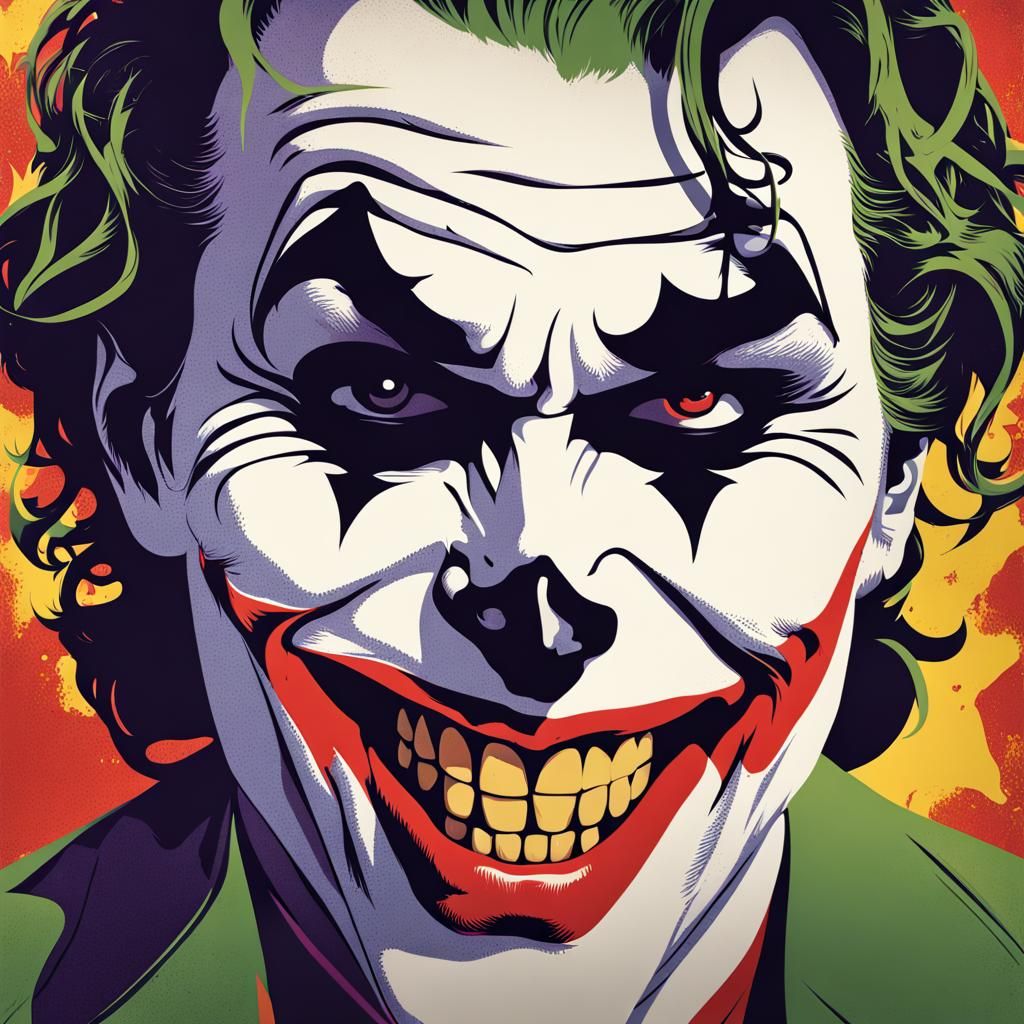 Joker - AI Generated Artwork - NightCafe Creator