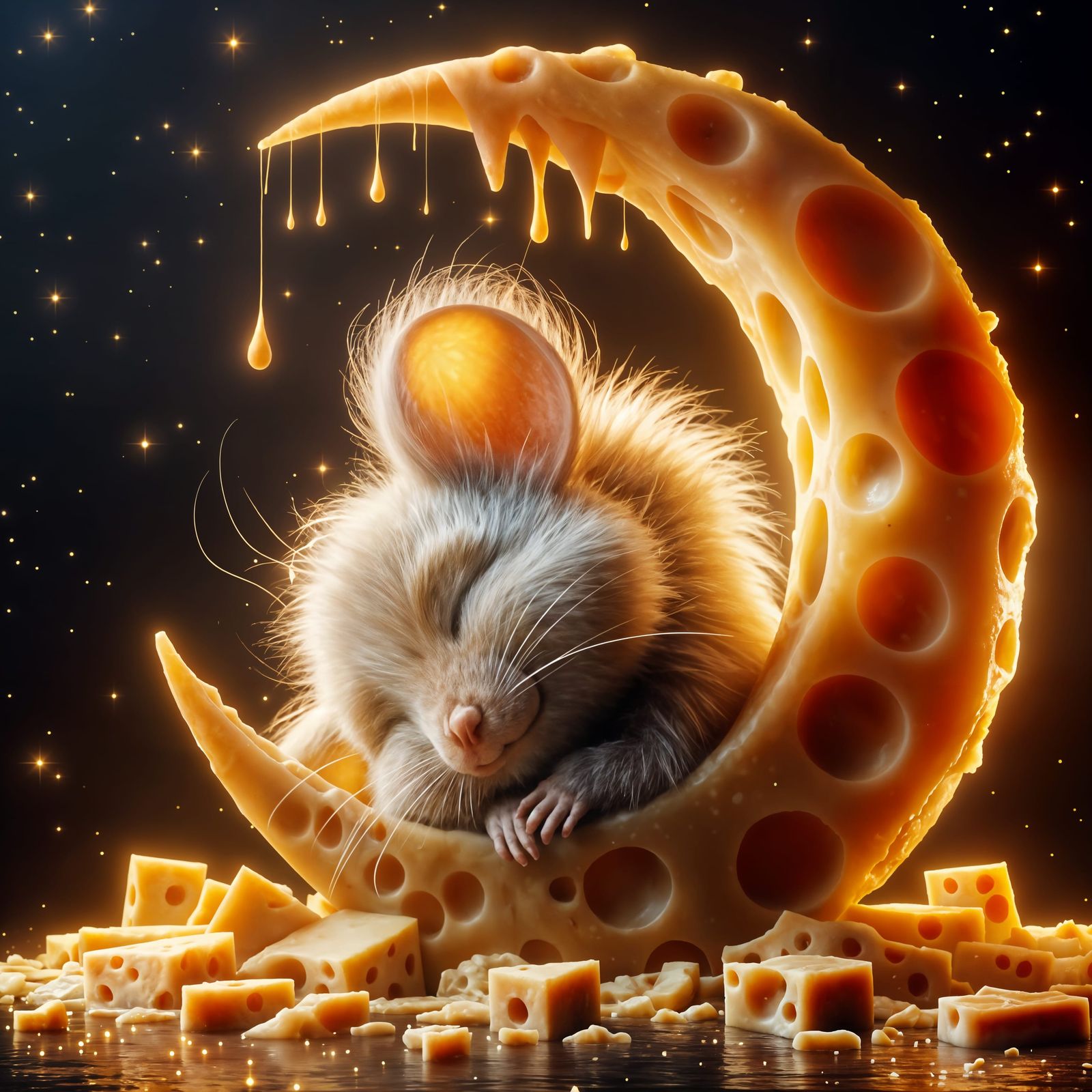 After eating the moon