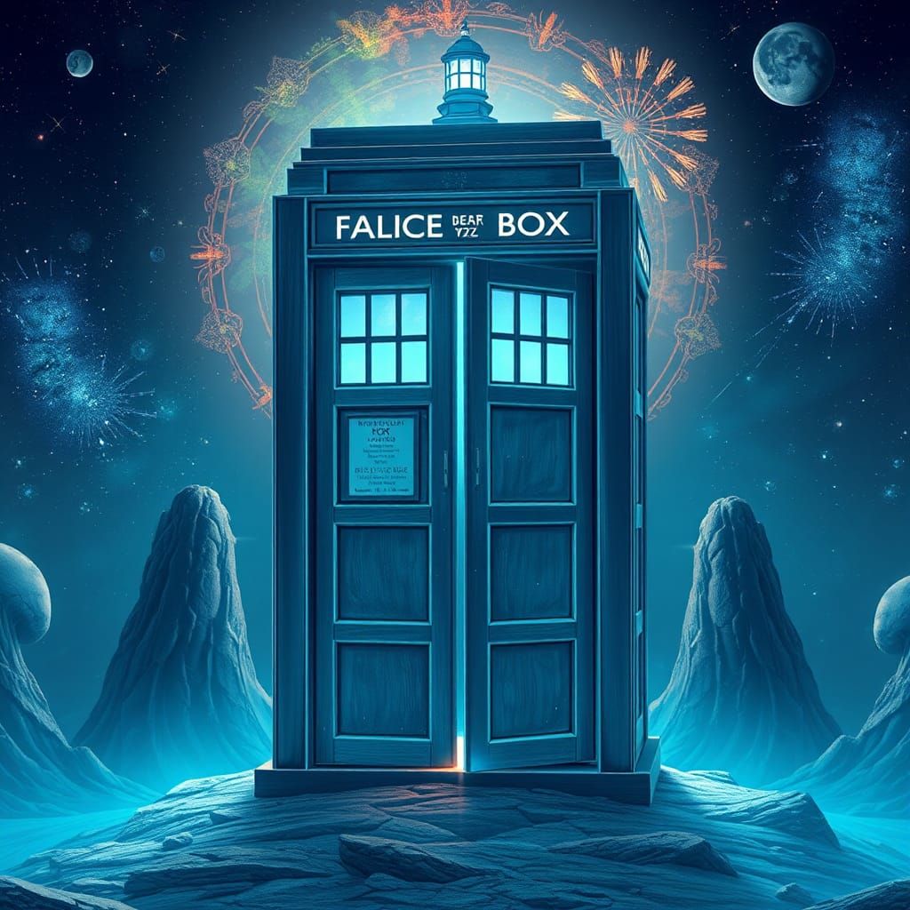 Anime Tardis surreal Doctor  Mantisse