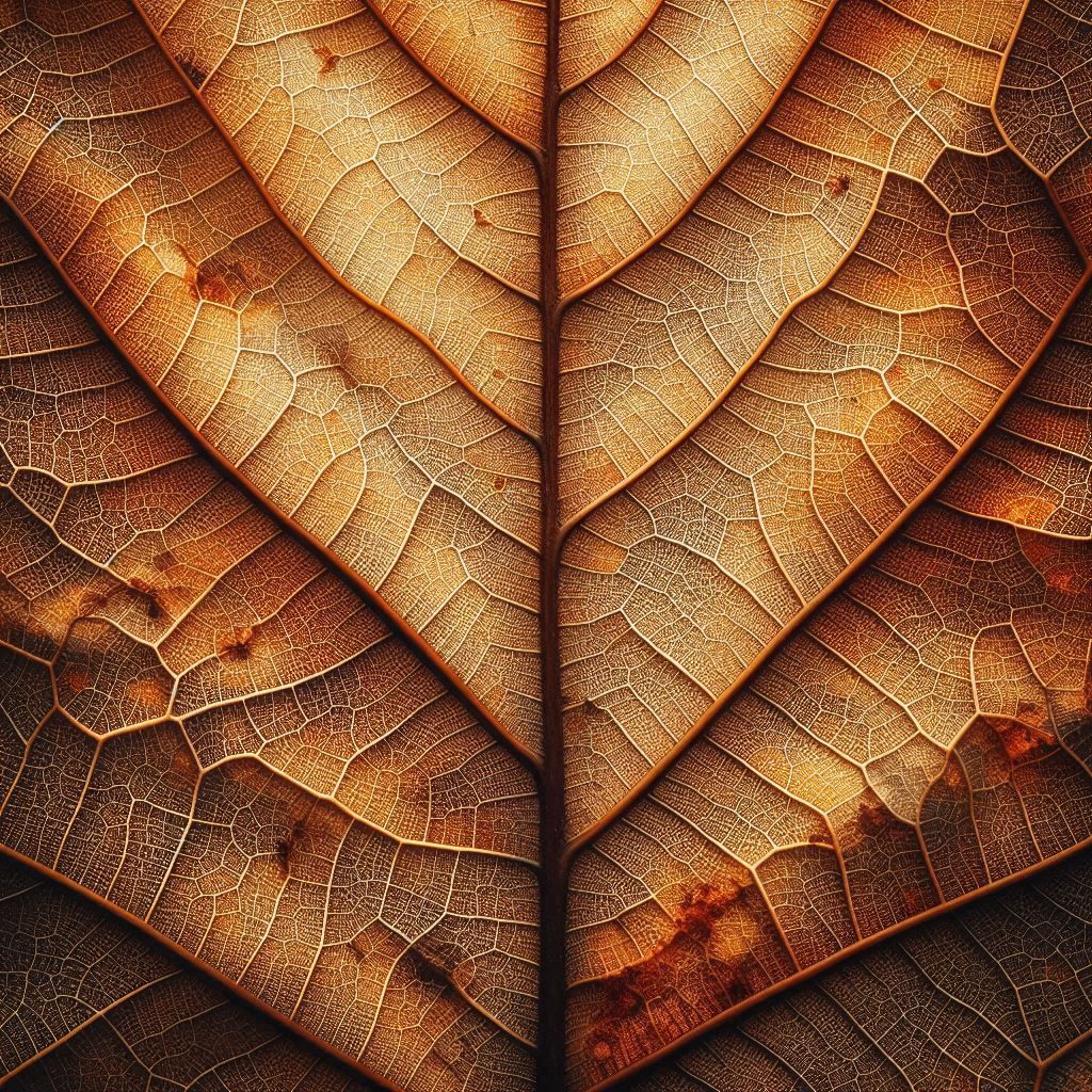 Dried leaf macro.