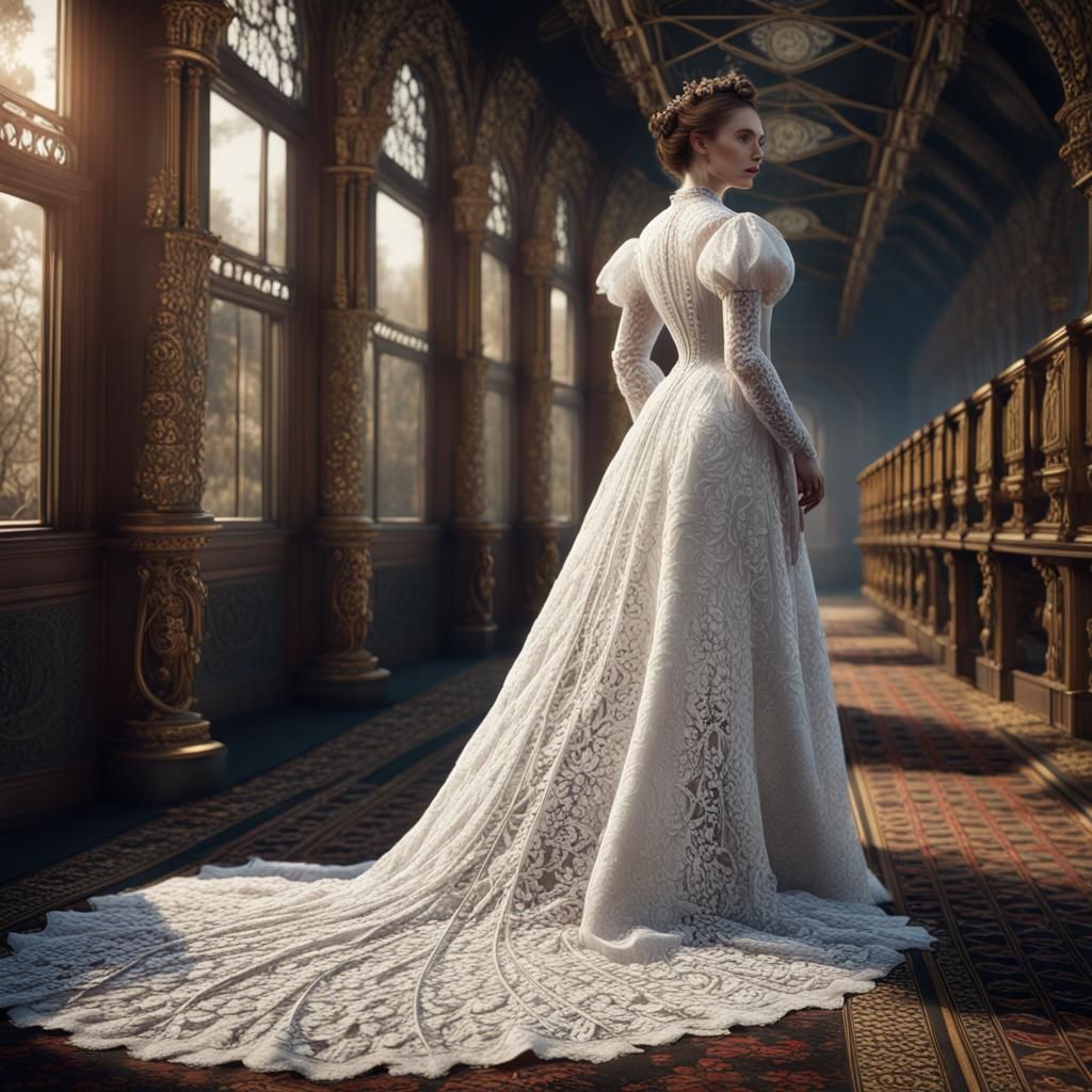 Dress of Lace  by @TabbyCatXIII