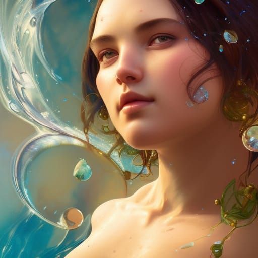 Water goddess - AI Generated Artwork - NightCafe Creator