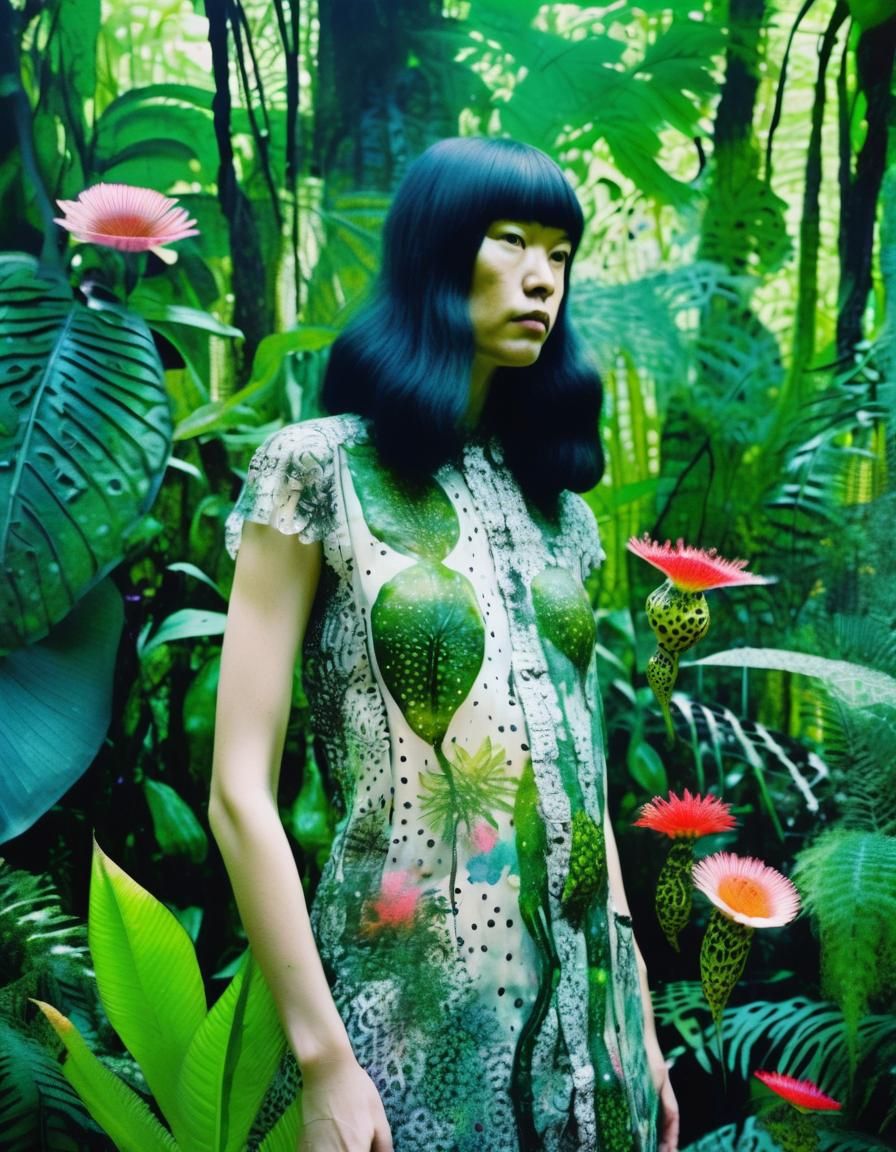 Fashionable green. 🌿😀