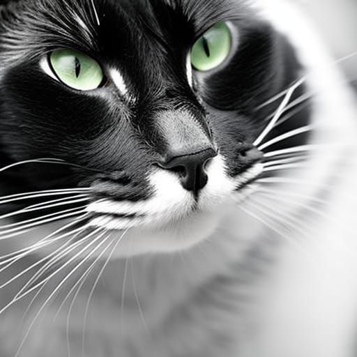 Mischievous black and white tuxedo cat& mischievous vibes& cute vibes