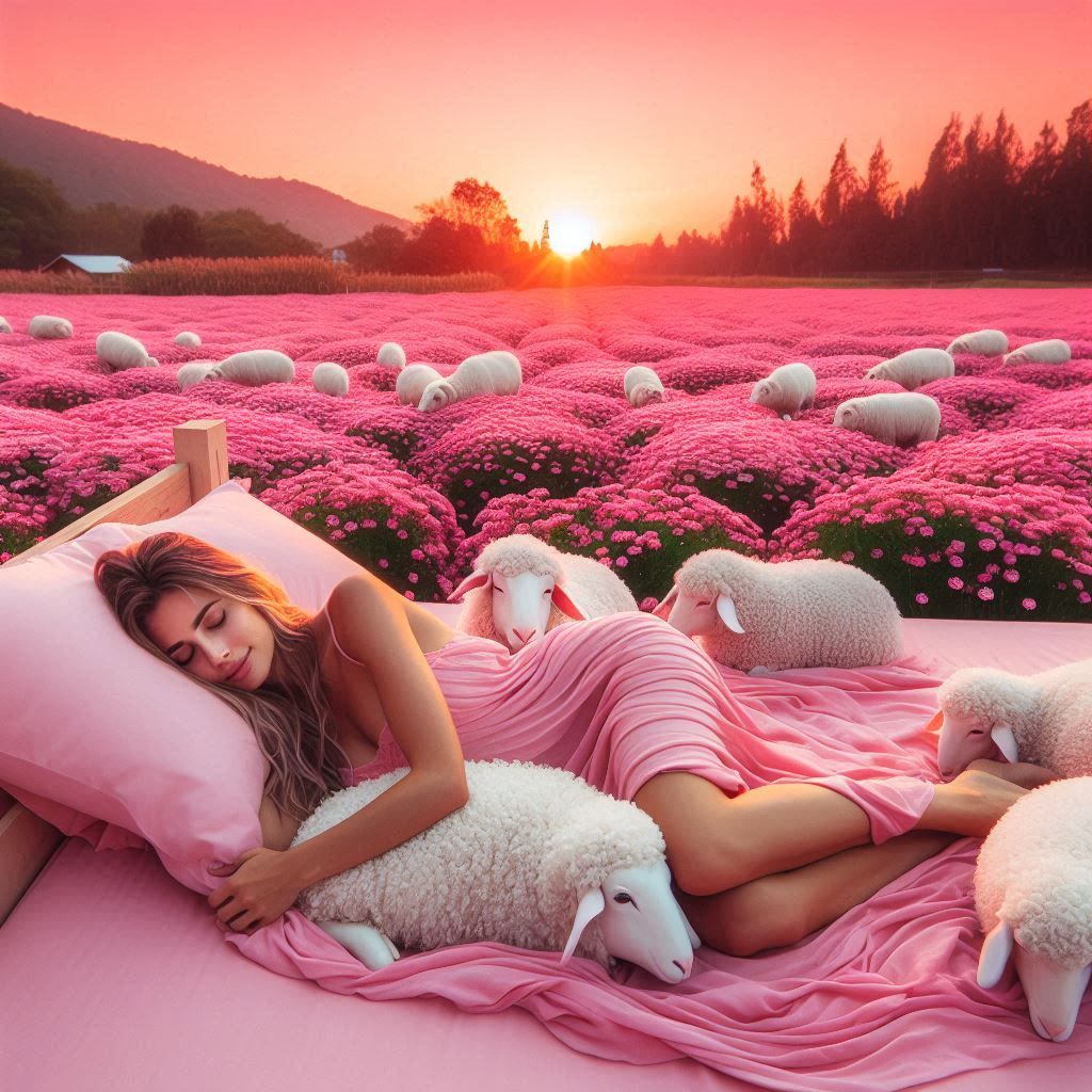 Counting sheep actually worked