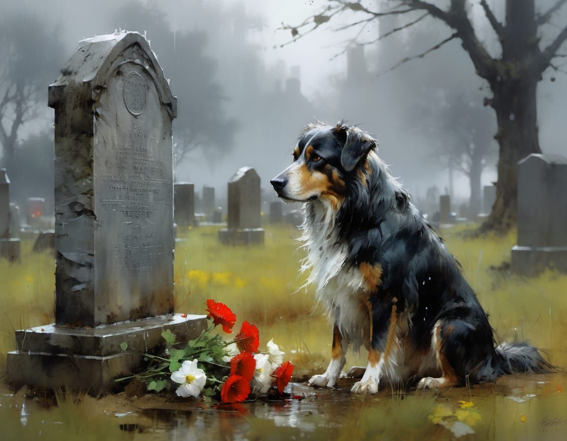 Silent vigil   by @Superbear