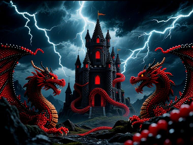 8/4/2025-Quest Entry 3 Bead Blast Dragons Watch Over Castle ...