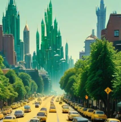 The Yellow Brick Road - modernised for vehicular traffic   by @Neelix