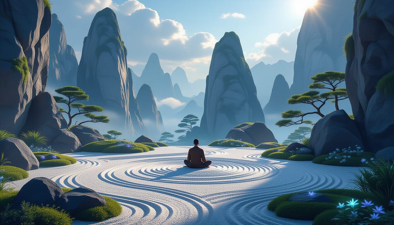 Serene Zen Garden   by @Ana Yong