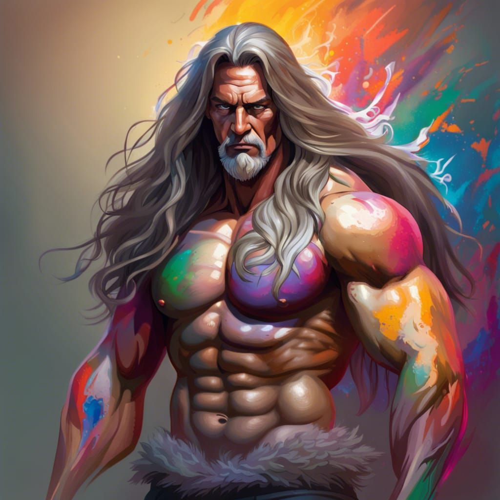 Sage Bodybuilder AI Generated Artwork NightCafe Creator