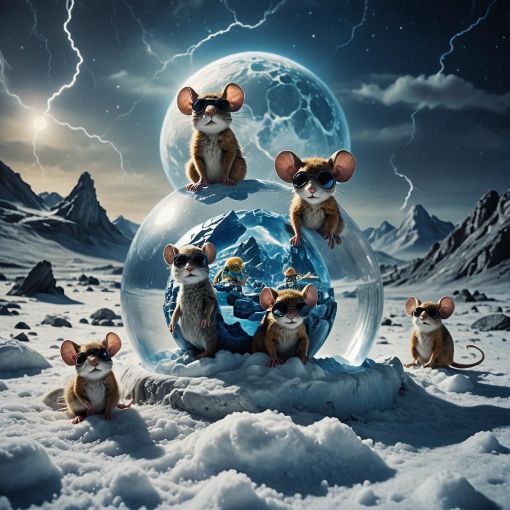 Mice on the moon